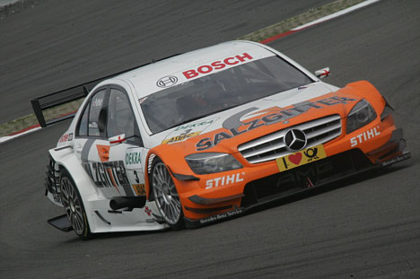 Mercedes Benz køreren Gary Paffette skal starte på pole position i søndagens løb på Adria.